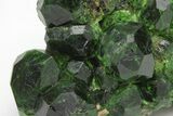 Lustrous, Rich-Green Demantoid Garnet Cluster - Iran #208740-2